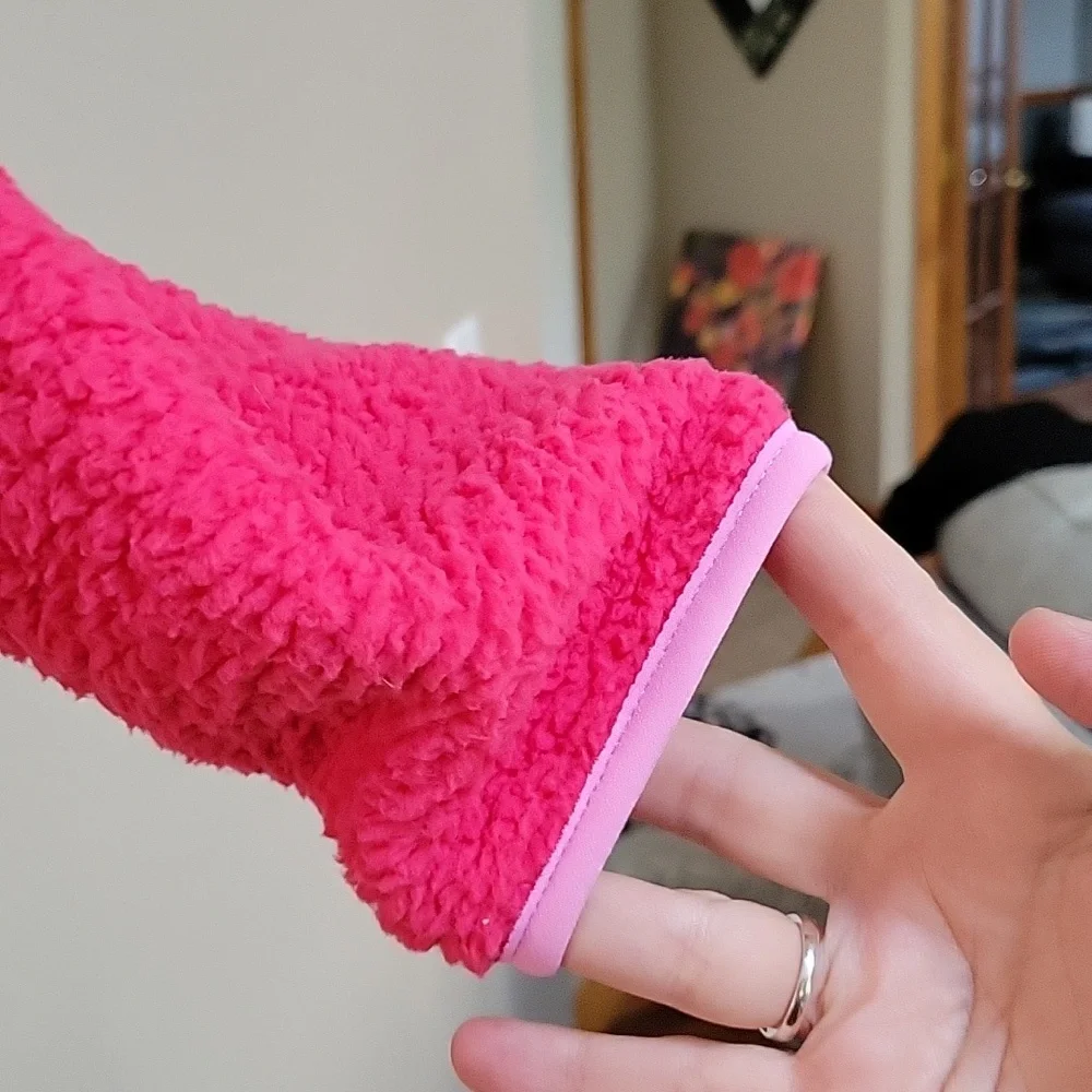 3/$12 CUTEST EVER LANDS END SHERPA HOODIE - Picture 6 of 9